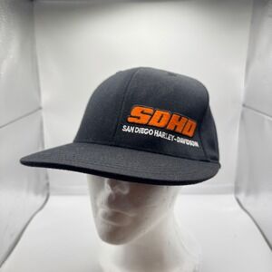 Harley-Davidson San Diego Fitted Hat Black 6 7/8-7 1/4 SDHD 210 Baseball Cap